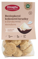 BIO Bezlepkové kokosové hrudky s čirokovou moukou 100 g Biopekárna Zemanka
